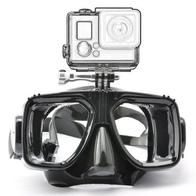 Маска для дайвинга HLC Divng Mask с креплением для GoPro, SJCAM, Sony, Xiaomi yi